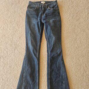 Shyanne Flare Dark Wash High Rise Denim Jeans